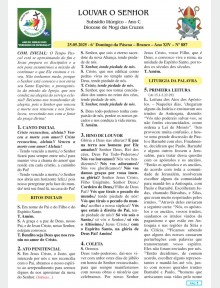 Louvar o Senhor - Ano C - 25 de maio de 2025 - 6º Domingo da Páscoa