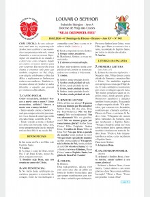 Louvar o Senhor - Ano A - 10 de maio de 2026 - 6º Domingo da Páscoa
