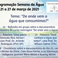 Pastoral da Ecologia do Regional Sul 1 da CNBB: Dia Mundial da Água