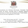 CF 2017 - Sessão Solene