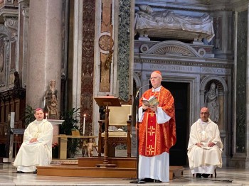Na Catedral do Papa