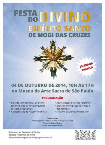 Festa do Divino Espírito Santo no Museu de Arte Sacra de São Paulo