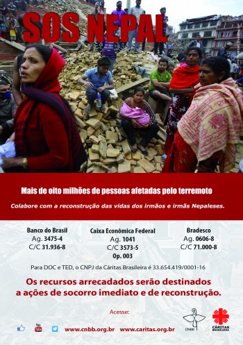 Solidariedade ao Nepal - Socorro as famílias do terremoto.