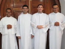 Da esquerda para direita: Leandro, Leonardo, Rafael e Victor