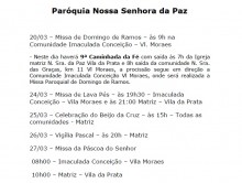 Paróquia Nossa Senhora da Paz - Mogi das Cruzes