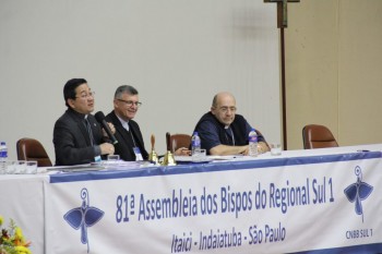 Dom Pedro Luiz Stringhini é o novo Presidente do Regional Sul 1