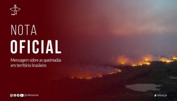 Mensagem sobre as queimadas